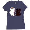 purr evil Ladies Fitted T-Shirt