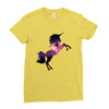 Unicorn Galaxy Ladies Fitted T-Shirt