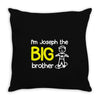 personalised i'm the big brother Throw Pillow