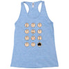 charlie moticons Racerback Tank