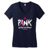 pink spread the hope Women's V-Neck T-Shirt