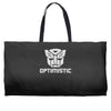 be optimistic transformers   robot optimus prime movie autobots show t Weekender Totes