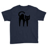 cat black Youth Tee