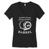 why have a six pack when you can have a barrel Women's V-Neck T-Shirt