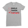 Too Busy Playing Fortnite Ladies Fitted T-Shirt