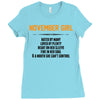 November Girl Hated By Many Ladies Fitted T-Shirt