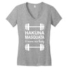 hakuna masquata Women's V-Neck T-Shirt