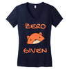zero fox given Women's V-Neck T-Shirt