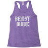 beast mode Racerback Tank