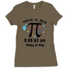 happy pi day pi day 2015 3 14 15 9 26 53 Ladies Fitted T-Shirt