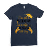 i'm not a widow i'm a wife to a husband with wings Ladies Fitted T-Shirt