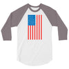 american flag 3/4 Sleeve Shirt