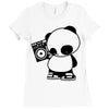 panda Ladies Fitted T-Shirt