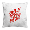 only the mad Throw Pillow