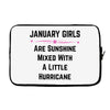 January Girls Laptop sleeve