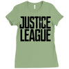 justice league Ladies Fitted T-Shirt