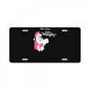 santa define naughty License Plate