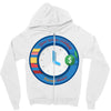 clock Zipper Hoodie