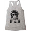 monkey hipster Racerback Tank