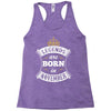 Legends Are Born In November Racerback Tank