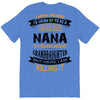 Super Cool Nana Of A Freaking Awesome Granddaughter T-Shirt