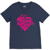 love (3) V-Neck Tee