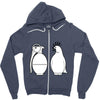 peace and hate can you tell the difference Zipper Hoodie