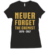 Never Forget The Chemist Ladies Fitted T-Shirt