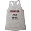 December Girl Racerback Tank