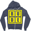 rude Zipper Hoodie