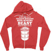 home brewing is a life skill Zipper Hoodie