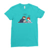 aliens Ladies Fitted T-Shirt
