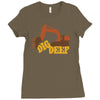 dig deep gold rush Ladies Fitted T-Shirt