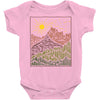 mountain line Baby Onesie