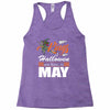 Halloween Kings Are Born In May Racerback Tank
