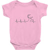 hunting heartbeat Baby Bodysuit