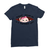 September Peeking Out Asian Baby Girl Ladies Fitted T-Shirt