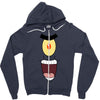 plankton face Zipper Hoodie