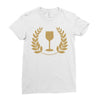 drinking logo Ladies Fitted T-Shirt