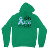 hope love cure stomach cancer awareness Unisex Hoodie