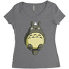 my neighbour totoro Women's Triblend Scoop T-shirt