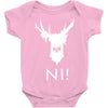 knights who say ni Baby Onesie