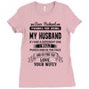 Dear Husband, Love, Your Favorite Ladies Fitted T-Shirt
