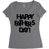 happy father&rsquo;s day Women's Triblend Scoop T-shirt
