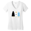 father, son, holy spirit Women's V-Neck T-Shirt