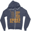 kill people funny Zipper Hoodie