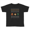 super mario chistmas ugly t shirts Toddler T-shirt