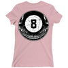 8ball skull Ladies Fitted T-Shirt