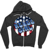 rebel girl 2 Zipper Hoodie