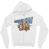octopus with bubble gun goes pewpew Zipper Hoodie